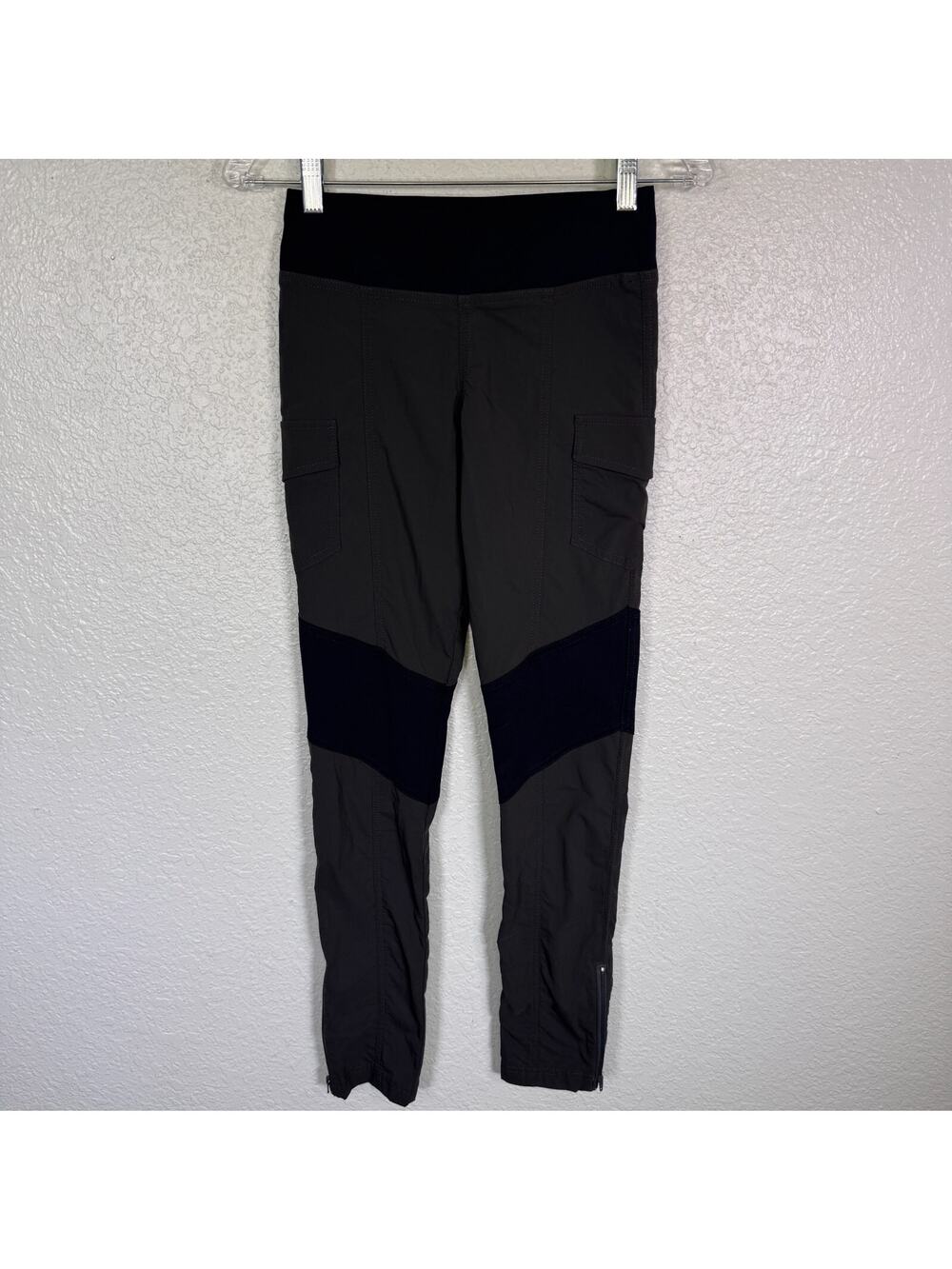 Anatomie Mccall Andrea Legging Pants Womens XS Contrast Panel Travel Chic Yoga - Picture 1 of 13